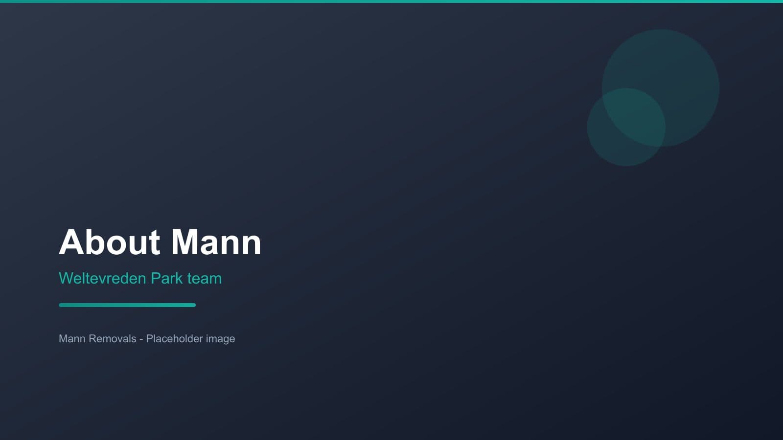 Weltevreden Roots, SA Reach — Mann Removals Johannesburg